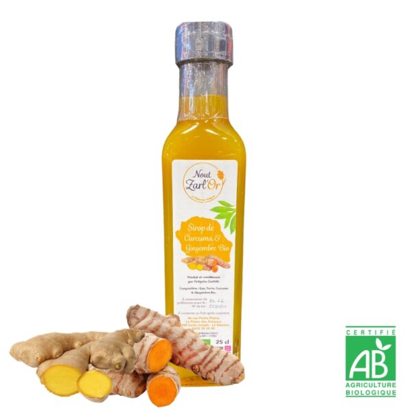 Sirop curcuma gingembre bio